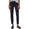 Stretch-Hose MARC O'POLO "LAXÃƒâ€¦ slim", Damen, Gr. 44, N-Gr, blau (dunkelblau), Obermaterial: 78% Baumwolle, 19% Viskose, 3% Elasthan, modisch, slim fit normal, Hosen