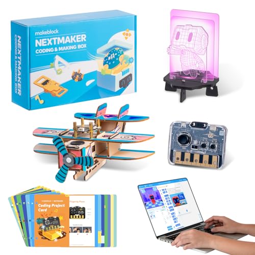 Makeblock NextMaker STEM Toy (Box 1-3), Science Fundamentals Kit for Children from 8 Years, Unisex-Kids Gift