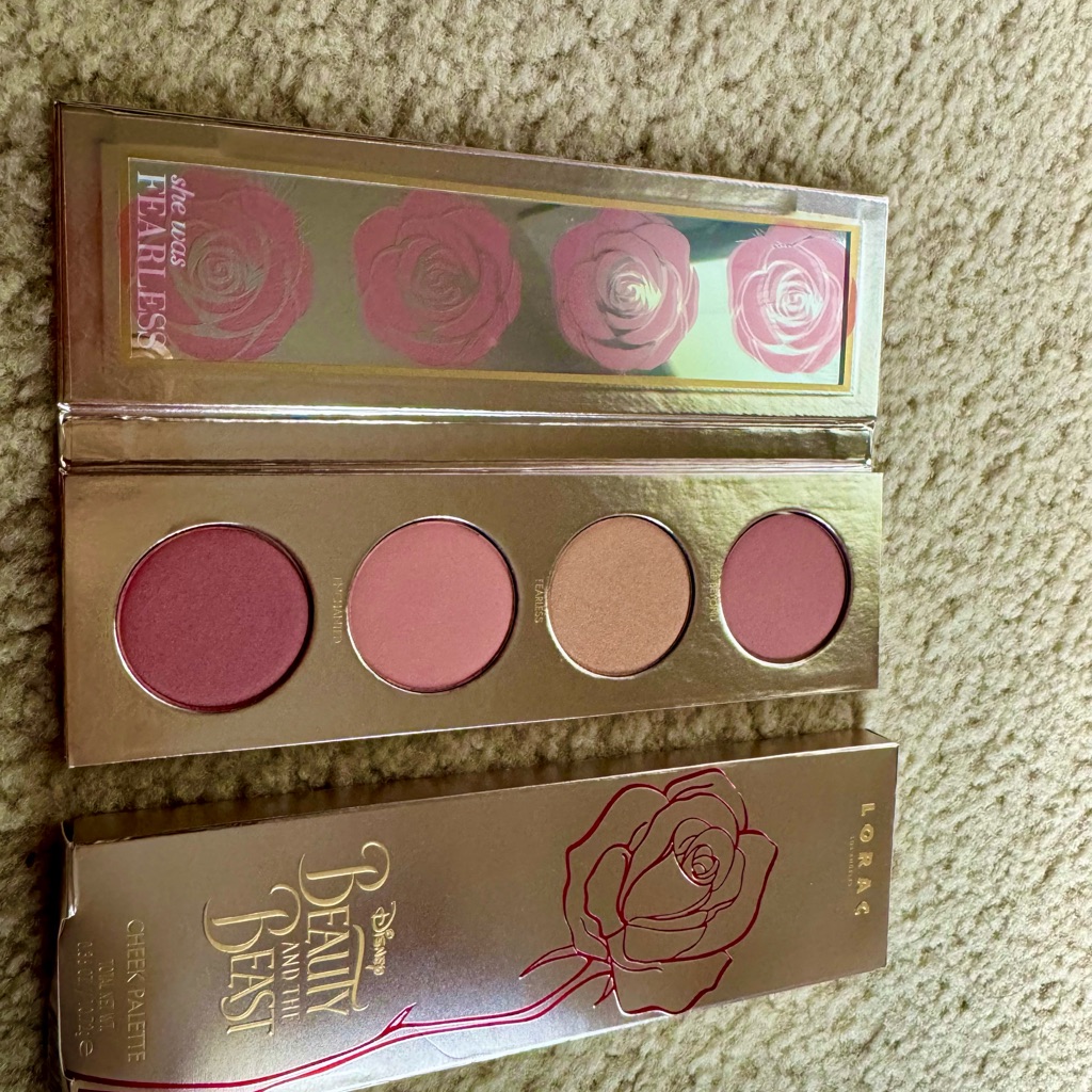 Disney Makeup | Lorac Beauty And The Beast Blush Palette - Rose Shades | Color: Pink | Size: Os
