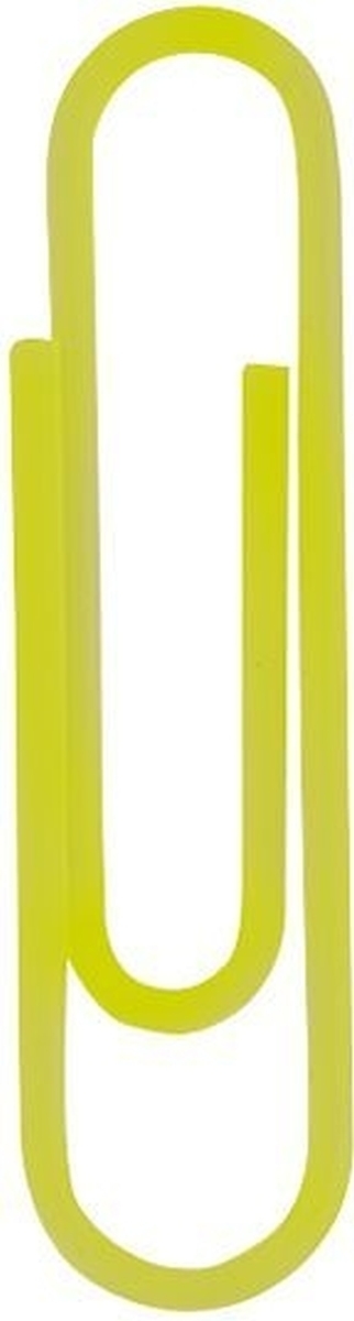 ALCO Briefklammern 32mm kunststoffüberzogen VE=10x100 Stück gelb Image