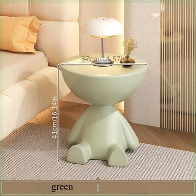 TEMU Artistic Side Table With Storage - Stackable, Bedroom, Living Room & Patio - In Multiple Colors Image