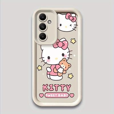 TEMU Protective Silicone Cover For Models Featuring 's Hello Kitty Design, Offering High-quality Shockproof Protection. Image