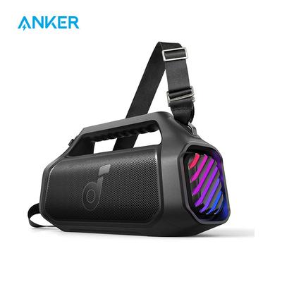 TEMU Soundcore Boom Outdoor Speaker, 140w, 2+2 Channel, 2.0, 20h, Fast Charging, Ipx7 Waterproof, Rgb Lights, Usb-c, Power Bank, Bluetooth 5.3 (upgraded) Image