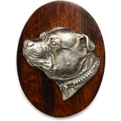 Staffordshire Bull Terrier, Staffik, Staffi III - Showbrosche, Startnummernclip, Hundeabzeichen von Image
