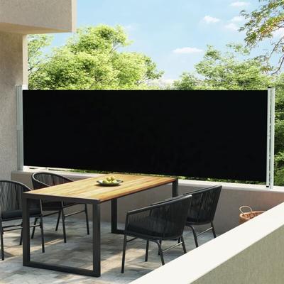 Bonnevie - Ausziehbare Seitenmarkise,Windschutz Sonnenschutz Markise,Balkon Sichtschutz 140x600 cm Image