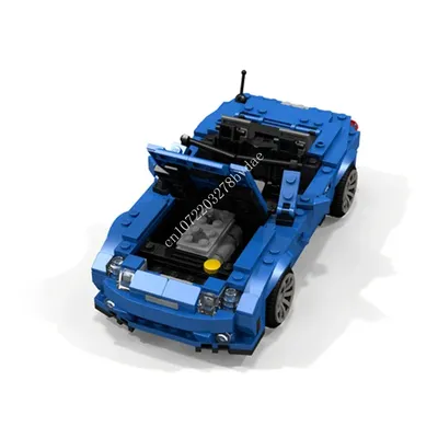 466PCS MOC Geschwindigkeit Champion MX5 NC Cabrio Roadster Miniland 1:21 Modell Bausteine Ziegel DIY Image
