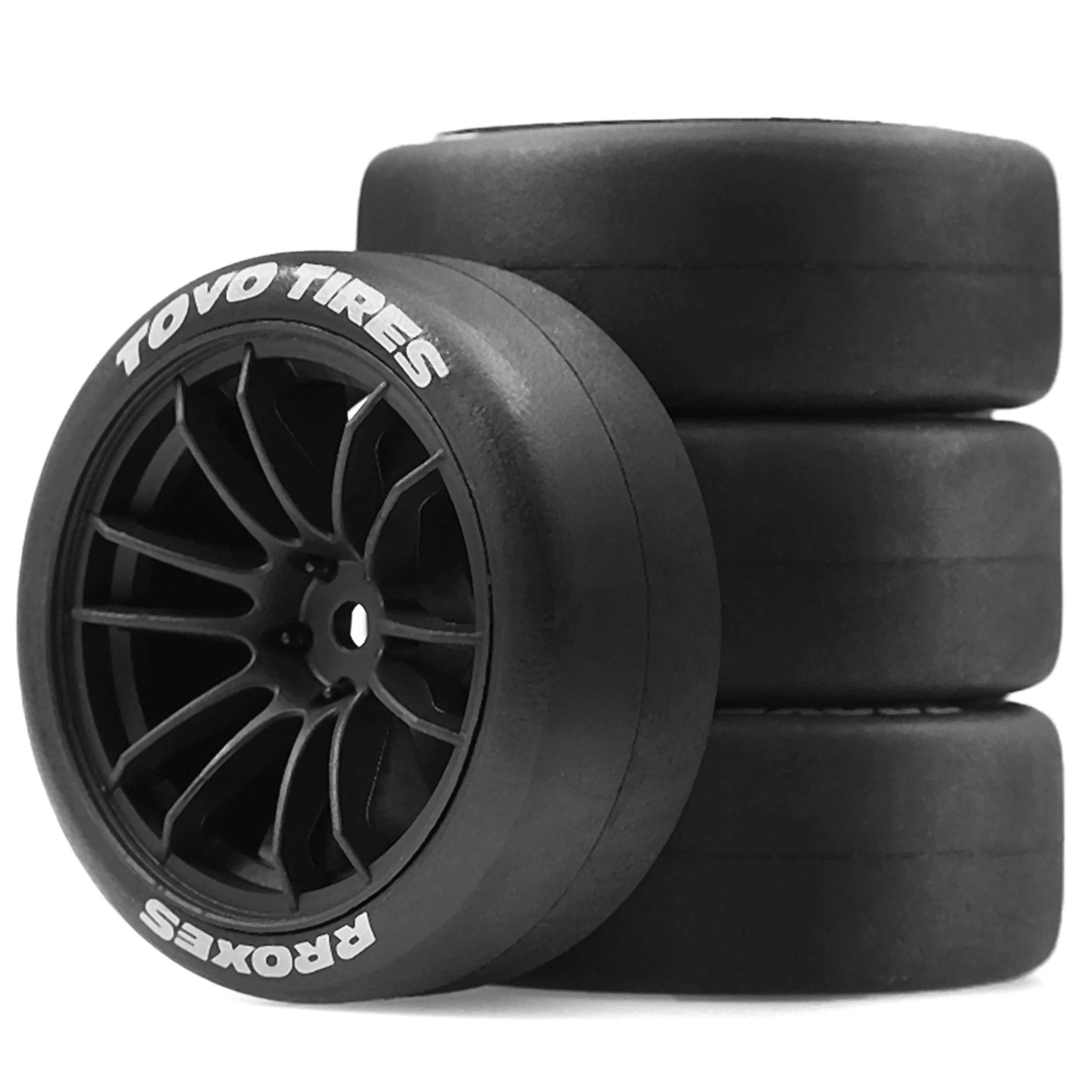 4PCS 1:10 RC Drift Reifen 12mm Hex RC Räder und Reifen Gummi Reifen für 1/10 On-Road Drifting Auto Traxxas HSP Tamiya HPI Kyosho