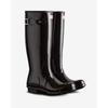 Gummistiefel HUNTER "ORIGINAL TALL GLOSS BOOT", Gr. 42, schwarz, Synthetik, sportlich, Schuhe