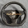 Volante in vera fibra di carbonio per BMW E60 E61 530d 545i 550i E63 E64 630i 645Ci 650i M5 Stile personalizzato di alta qualità
