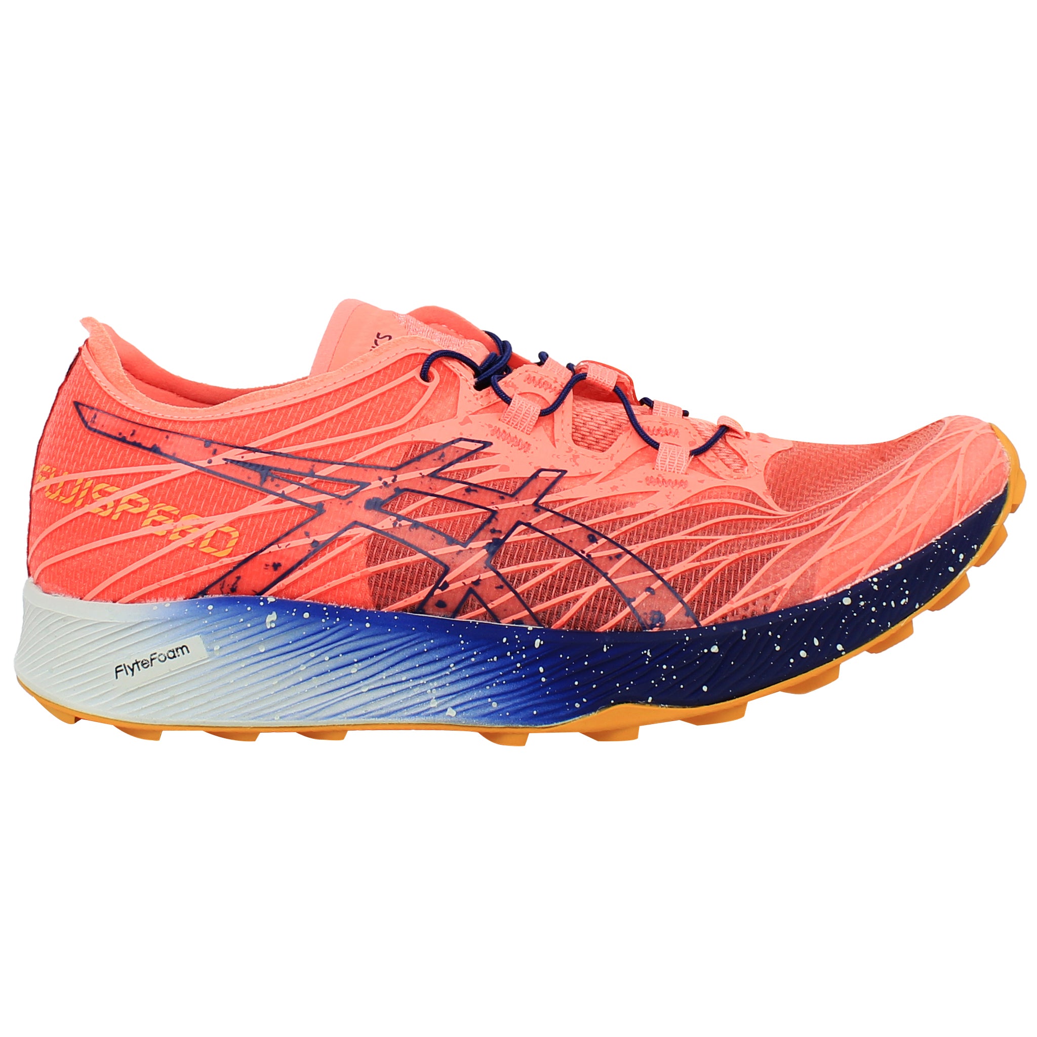 Asics Fujispeed Damen Rote Laufschuhe