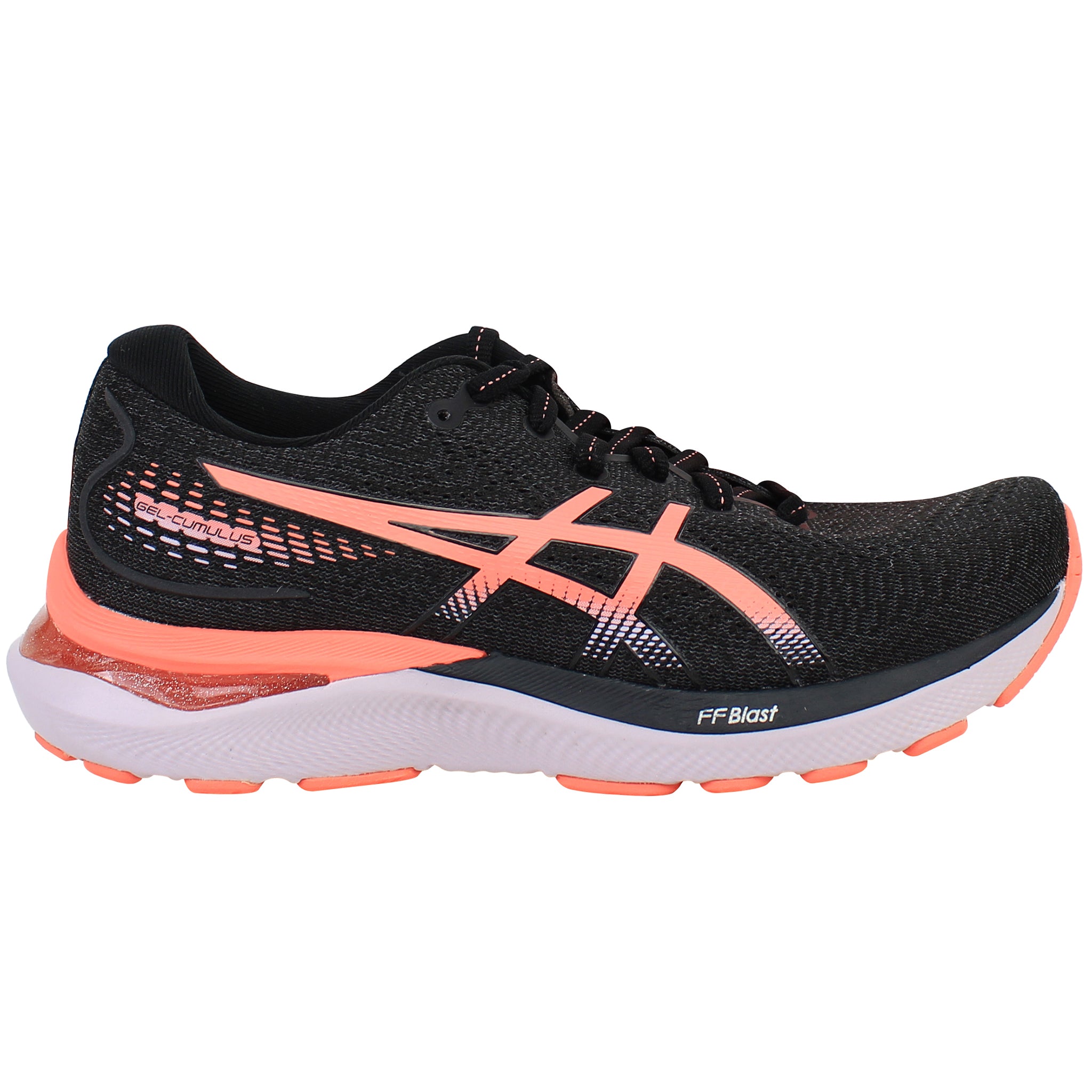 Asics Gel-Cumulus 24 Damen Schwarze Laufschuhe