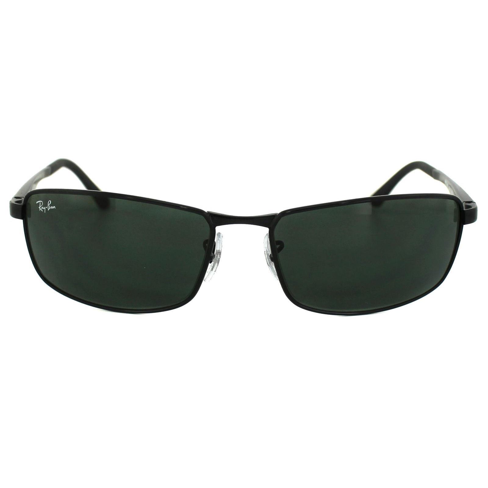 RayBan Sonnenbrille 3498 002/71 Schwarz Grün Image