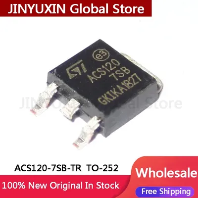 10-100Pcs ACS1207S ACS12 ACS120-7SB-TR TO-252 IC Chip in Stock Wholesale