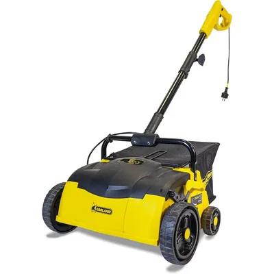 Artificial Turf Vacuum Sweeper by Roll & Comb, Corded Electric Lawn Rake for Artificial Grass, Cool