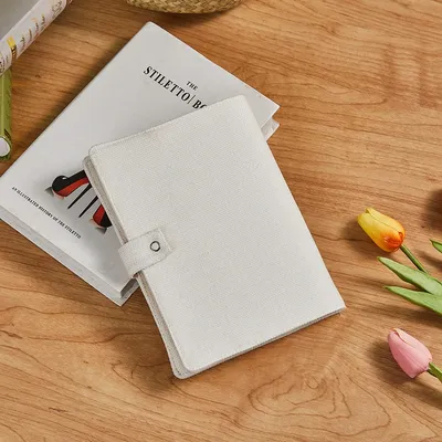Free Shipping 10pcs/Lot Sublimation Blank Cotton and Linen Book Holster, Notebook Book Jacket ​For