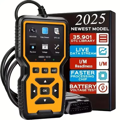 Car OBD2 Scanner Diagnostic Tool Code Reader, Car Voltage Tester Engine Fault Code Scanner, Charging Tester Diagnostic Tool V519
