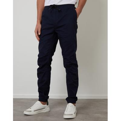 Navy Jogger Style Drawcord Trousers