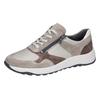 Sneaker WALDLÄUFER "K-JOHN", Herren, Gr. 9 (43), grau (grau, taupe), Veloursleder, Textil, Nappaleder, sportlich, Schuhe, Schnürschuh in Extraweite K für den besonders kräftigen Fuß