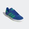 Sneaker ADIDAS ORIGINALS "GAZELLE", Gr. 45, royal blau, energy grün, core weiß, Leder, Synthetik, sportlich, Schuhe