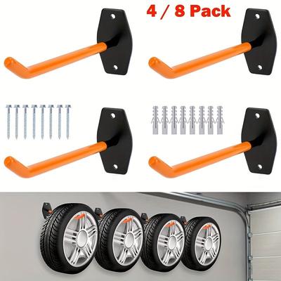 TEMU 4/ 8 X Car Hanging Bracket Tire Rim Hook Tree Stand Bracket Image