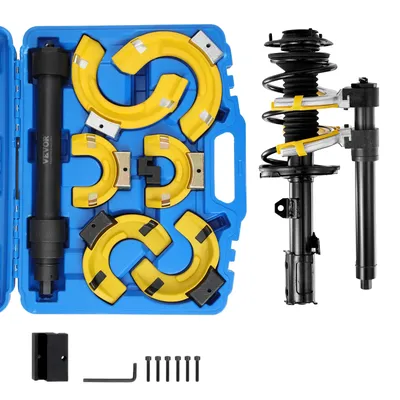 SucceBuy Strut Spring Compressor Macpherson Strut Spring Compressor Kit Austauschbare Fork Strut Coil Extractoror Remover Tool