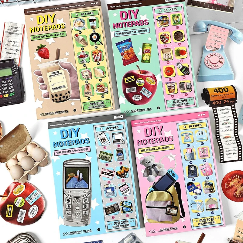 Mr Paper 20 Teile/beutel Kawaii Koreanische nette spaß notizpapier zweite kugel serie schreibpapier material buch DIY handbuch tagebuch Image