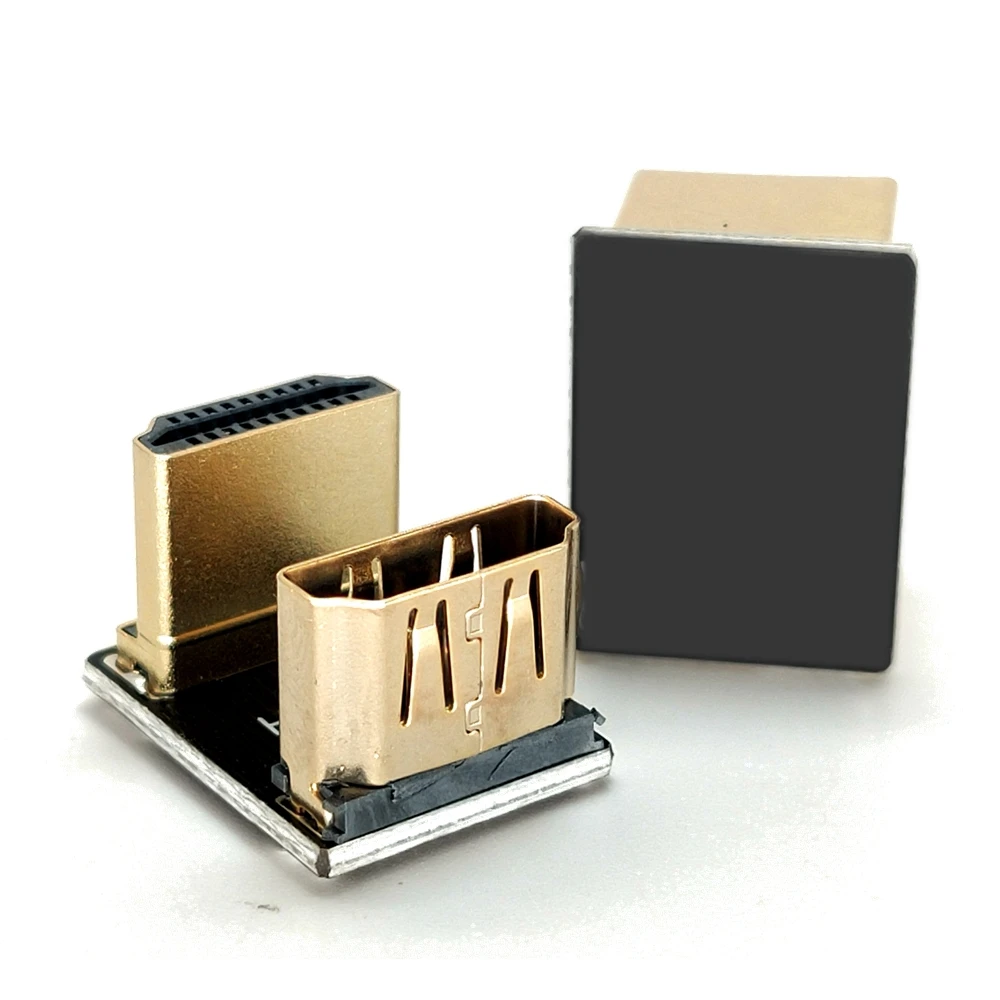 HDMI-Adapter 1080P gebogene Stecker auf Buchse Verlängerung U-förmiger Laptop-Desktop-Computer-Verbindungsmonitor TV-Konverter Image