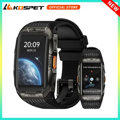 KOSPET TANK X2 Ultra GPS-Smartwatch für Männer, 3D-gebogener Bildschirm, 60 Tage Batterie, Kompass, Image