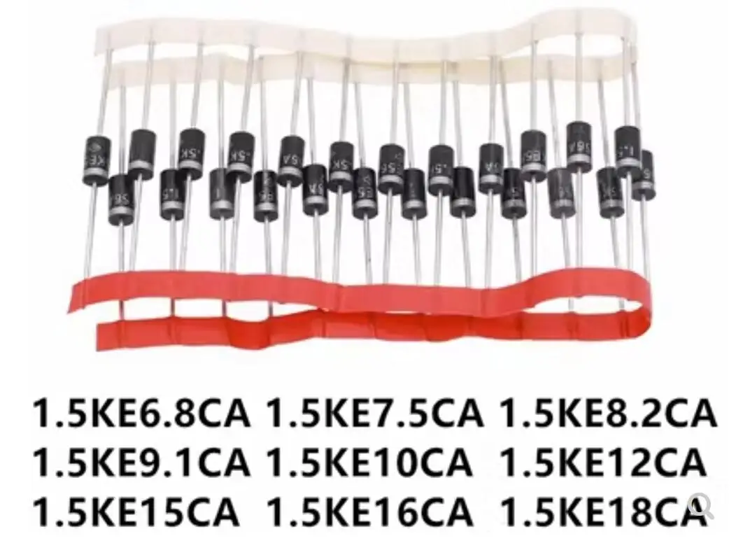 20PCS 1,5 KE12CA 1,5 KE15CA 1,5 KE16CA 1,5 KE18CA 1,5 KE20CA 1,5 KE22CA 1,5 KE24CA TVS Diode 1,5 KE/12CA/15CA/16CA/18CA/20CA/22CA/24CA Image