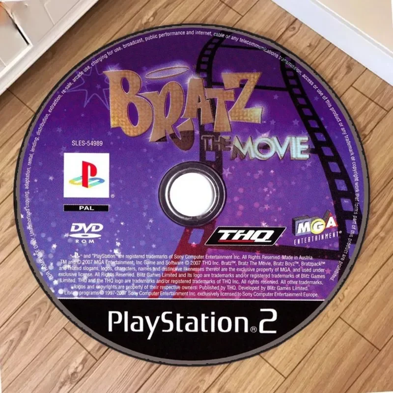 BRATZ CD runder Teppich und tief atemberaubende optische Teppiche sehen Fußmatten aus, beliebte Heimdekoration, kreisförmiger Teppichtrend Image