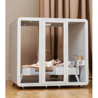 Schalldichtes Sleep Warehouse Sleeping Recording Studio Mobile Phone Booth Mute Cabin Drum Kit Piano Image