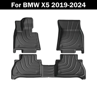 3D TPE Floor Mats For BMW X5 2019-2024 G05 Trunk Cargo Liner All Weather Floor Liner 2nd Row