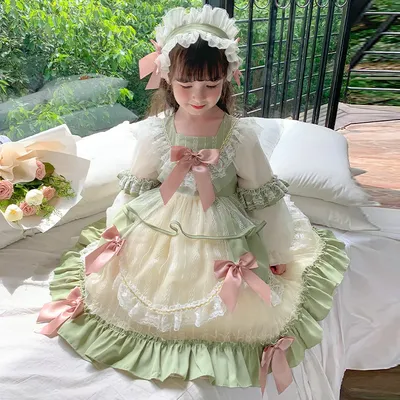 Herbst kleid für Mädchen Baby Hochzeits kleid Mädchen Mesh Prinzessin Party Vestidos Kostüm Mädchen Image