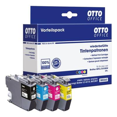 OTTO Office Tintenpatronen-Set ersetzt Brother »LC421XL VAL« schwarz Image