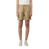 Shorts S.OLIVER, Damen, Gr. 36, N-Gr, twill beige, Obermaterial: 50% Baumwolle, 50% Lyocell. Futter: 100% Baumwolle, unifarben, casual, regular fit ca. Mitte Oberschenkel, Hosen, Sommerhose mit elastischem Bund
