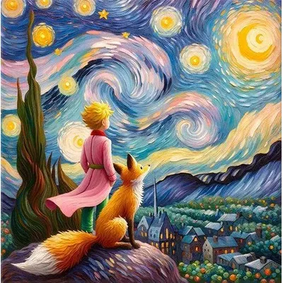 RUOPOTY Diamond Painting Landscape Colorful DIY Diamond Mosaic Cross Stitch Kit for Adult Handicraft