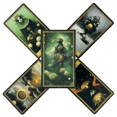 Erethereal Shadow Tarot Cards A 78 Deck Oracle English Visions Divination Edition Borad Playing