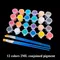 Pigment acrylique à 6 articulations de 2ML, fournitures de peinture de base pour étudiants, Pigment Graffiti pour bricolage pour enfants, adapté aux poupées en gypse
