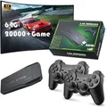 Console da gioco retrò 4K HD 20000+ giochi 64 GB - Wireless 2.4G per GBA/FC/PS1/MD, stick di gioco TV portatile