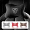 Appui-tête en daim pour voiture, Support de cou, accessoires de siège automobile pour Peugeot 206