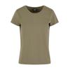 T-Shirt URBAN CLASSICS "Urban Classics Ladies Sorona Regular Tee", Herren, Gr. XXL, grün (paleolive), 70% Baumwolle, 30% Polyester (Sorona), unifarben, casual, normal, Rundhals, Kurzarm, Shirts