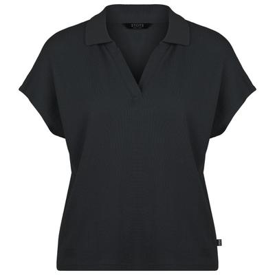 Stoic - Women's WoolHemp VarbergSt. Pique Polo - Polo-Shirt Gr L schwarz Image