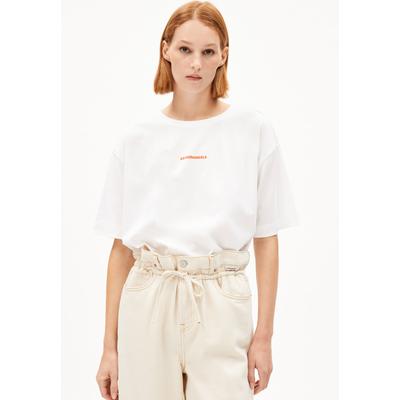 GIANNAA MAATURE - Frauen Oversized Fit T-Shirt - weiss (Größe: S) Image