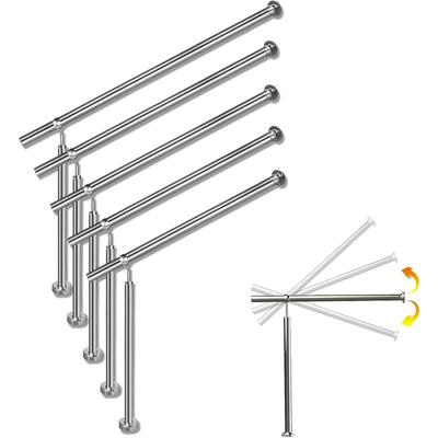 TEMU Stainless Steel Handrails For Stairs Safety Entrance Railings Stair Railings . Posts & Metal Dowels Stair Handrails Exterior Railings For Balustrade Balcony Entrance Image