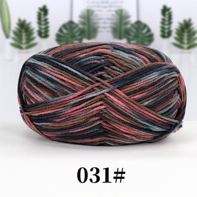 TEMU 10pcs/bag Acrylic Self-striping Yarn - Gradient Warm Soft Yarn For Knitting Sweaters, Scarves, Socks, And Gloves - 500g (1.1lb)±15g (0.033lb) Image