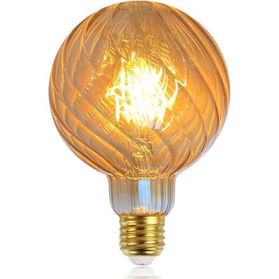 Retro-Glühbirne mit unregelmäßiger Diamantdiagonale, 220 V, 4 W, 2700 K, Golddiagonale G95 Image
