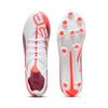 Fußballschuh PUMA "ULTRA 5 MATCH+ FG/AG WN'S", Gr. 40, puma weiß, puma schwarz, glowing rot, Synthetik, sportlich, Schuhe, für Rasenplätze