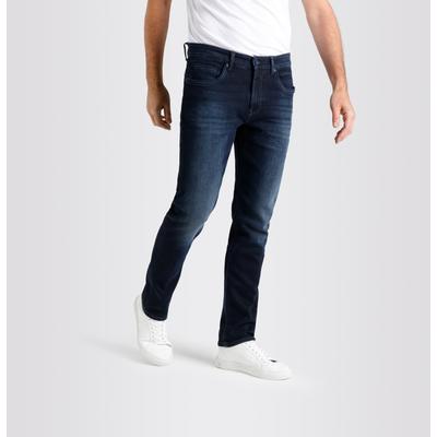 Straight-Jeans MAC "Arne Pipe", Herren, Gr. 31, Länge 34, blau (blau schwarz 3d authentic), Denim/Jeans, Obermaterial: 90% Baumwolle, 8% Elastomultiester, 2% Elasthan, casual, Jeans Image