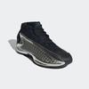 Basketballschuh ADIDAS PERFORMANCE "ANTHONY EDWARDS 1 LOW", Gr. 49, schwarz (core schwarz, silber metallic, core schwarz), Textil, Synthetik, sportlich, Schuhe