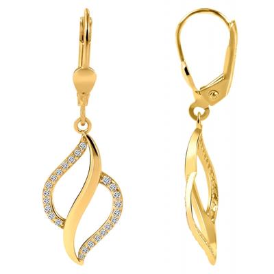 Paar Ohrhänger ADELIA´S, gold, Ohrringe, Damen, Damen, Gelbgold 375 Image